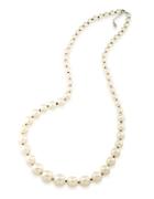 Carolee Graduated Faux Pearl And Hematite Necklace