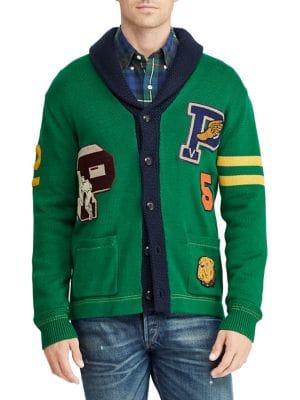 Polo Ralph Lauren Cotton Letterman Sweater