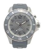 Kyboe Power Silver Cyclone Stainless Steel Analog Strap Watch