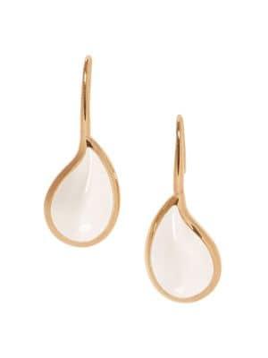 Sole Society Tassels & Fringe Goldtone And Crystal Drop Earrings