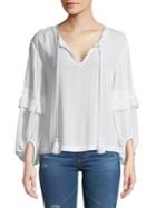 Highline Collective Fringe-trim Peasant Top