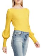 Lauren Ralph Lauren Slim-fit Puffed-sleeve Sweater
