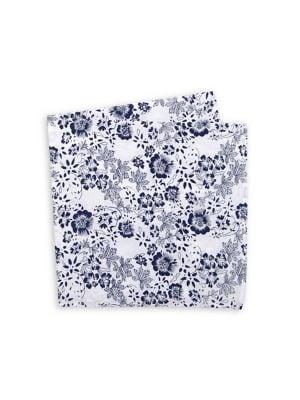 Lord Taylor Blaine Floral Pocket Square