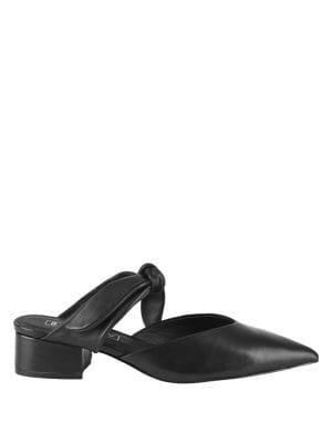 Sol Sana Arkley Leather Knot Tie Mules