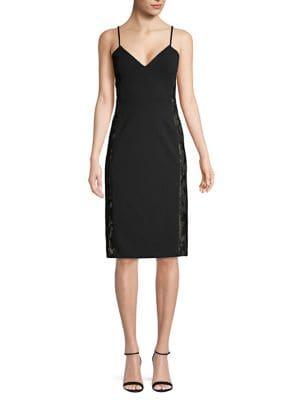 Vince Camuto Contrasting A-line Dress