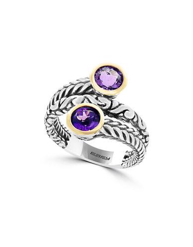 Effy Amethyst And Sterling Silver Ring