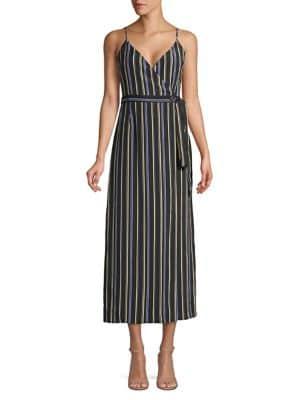 Astr The Label Frances Striped Jumpsuit
