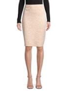 Calvin Klein Textured Cotton Blend Skirt