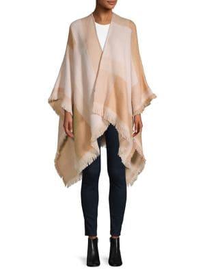 Echo Colorblock Print Ruana