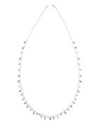 Chan Luu Sterling Silver Pyrite Mix Strand Necklace