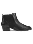 Aerosoles Criss Cross Leather Ankle Booties