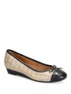 Sofft Shonda Colorblocked Leather Ballet Flats