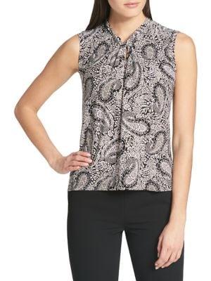 Tommy Hilfiger Cut-out Paisley Top
