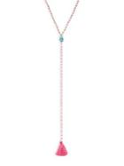 Design Lab Lord & Taylor Beaded Tassel Y-necklace