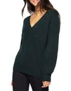 Miss Selfridge Front-and-back V-neck Wrap Sweater