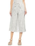 Vince Camuto Tropic Heat Ticking Stripe Wide-leg Pants