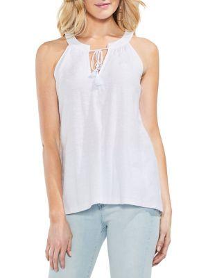 Vince Camuto Tassel Sleeveless Blouse