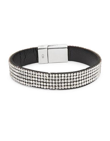 Design Lab Lord & Taylor Stone Accented Magnetic Bracelet