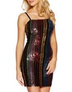 Quiz Multicolored Sequins Party Dress