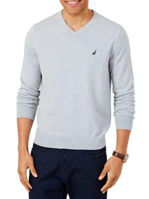 Nautica Logo V-neck Sweater