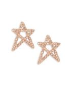 Bcbgeneration Australian Crystals And Star Stud Earrings
