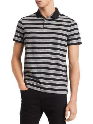 Calvin Klein Liquid Touch Stripe Polo