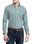 Polo Ralph Lauren Slim-fit Checked Cotton Poplin Button-down Shirt