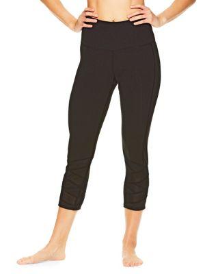 Gaiam Bailey Mesh High-rise Capri Leggings