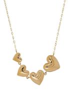 Lord & Taylor 14k Yellow Gold Heart Necklace