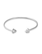 Alex And Ani Valentine's Day Sterling Silver Heart Precious Cuff Bracelet