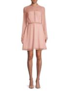 Bardot Lace Fit-&-flare Mini Dress
