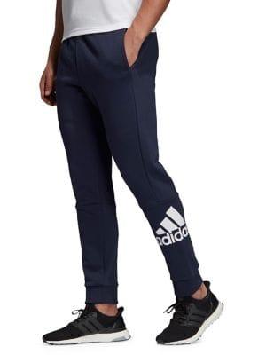 Adidas Logo Cotton Blend Sweatpants