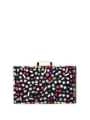 Nina Cascade Rhinestone Minaudiere Clutch