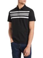 Calvin Klein Striped Cotton Polo Shirt