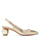Katy Perry The Adora Metallic Faux Leather Slingback Pumps