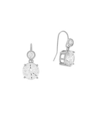 Jessica Simpson Crystal Faceted Drop Earrings