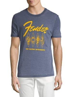 Lucky Brand Fender Diamond Graphic T-shirt