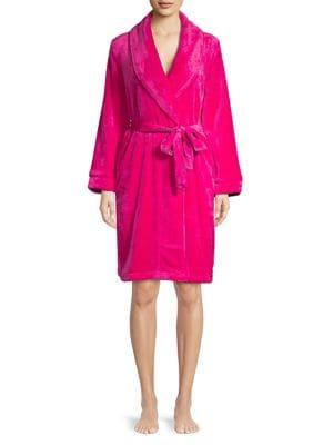 Sesoire Pom-pom Fleece Bathrobe