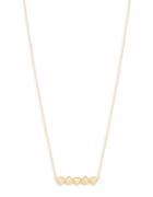 Lord & Taylor Cubic Zirconia Triangle Necklace