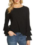 Cece Tiered Bell Sleeve Top
