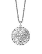 Effy Sterling Silver And Diamond Pendant Necklace