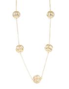 Trina Turk Scattered Open Beaded Necklace