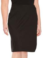 Lord & Taylor Plus Stretch Pencil Skirt