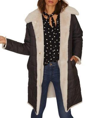 Sanctuary 2 Be Real Faux Fur Puffer Coat