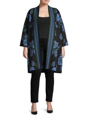 Context Plus Floral-print Topper Sweater