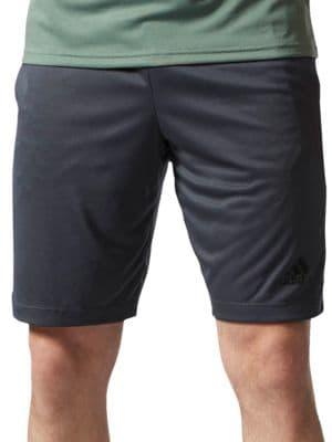 Adidas Climalite Striped Mesh-insert Training Shorts