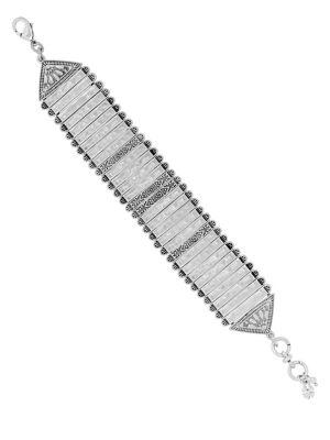 Lucky Brand Culture Club Crystal Link Bracelet