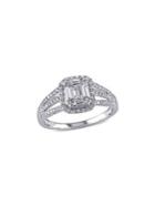 Sonatina 18k White Gold & Diamond Engagement Ring