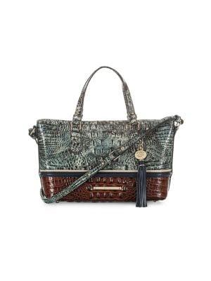 Brahmin Glacier Eastwood Leather Crossbody Bag