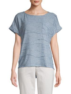 Jones New York Ruffle Dolman T-shirt